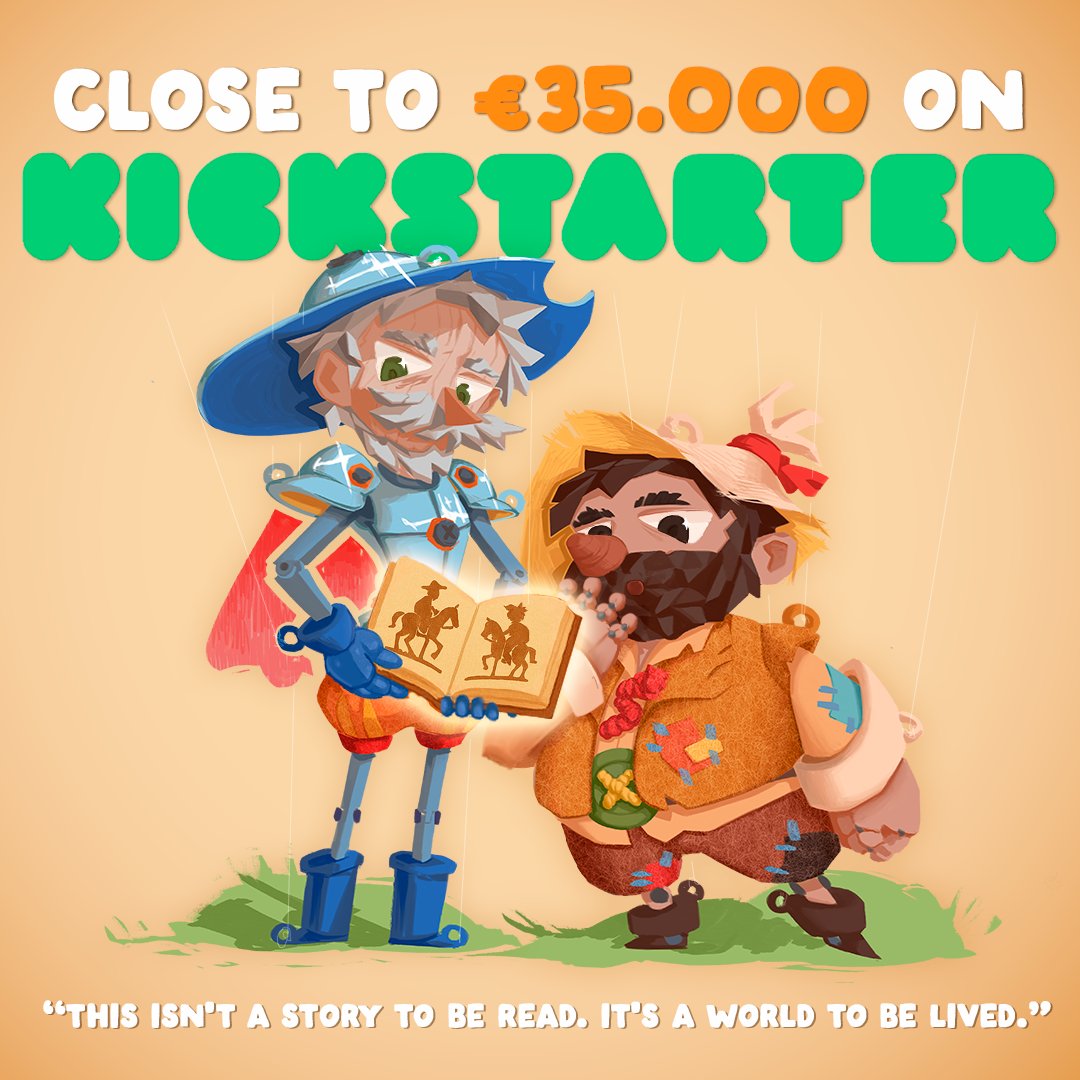 infinite_thread's tweet photo. 📚 “This isn’t a story to be read, it’s a world to be lived.”

We’re so close to €35,000 on Kickstarter! Let’s push together to unlock the next stretch goal and keep building the world of Hidalgo! 🐴

#HidalgoGame #Kickstarter #StretchGoal #CozyGame #IndieDev #NarrativeGame https://t.co/1TxDgdlyIE