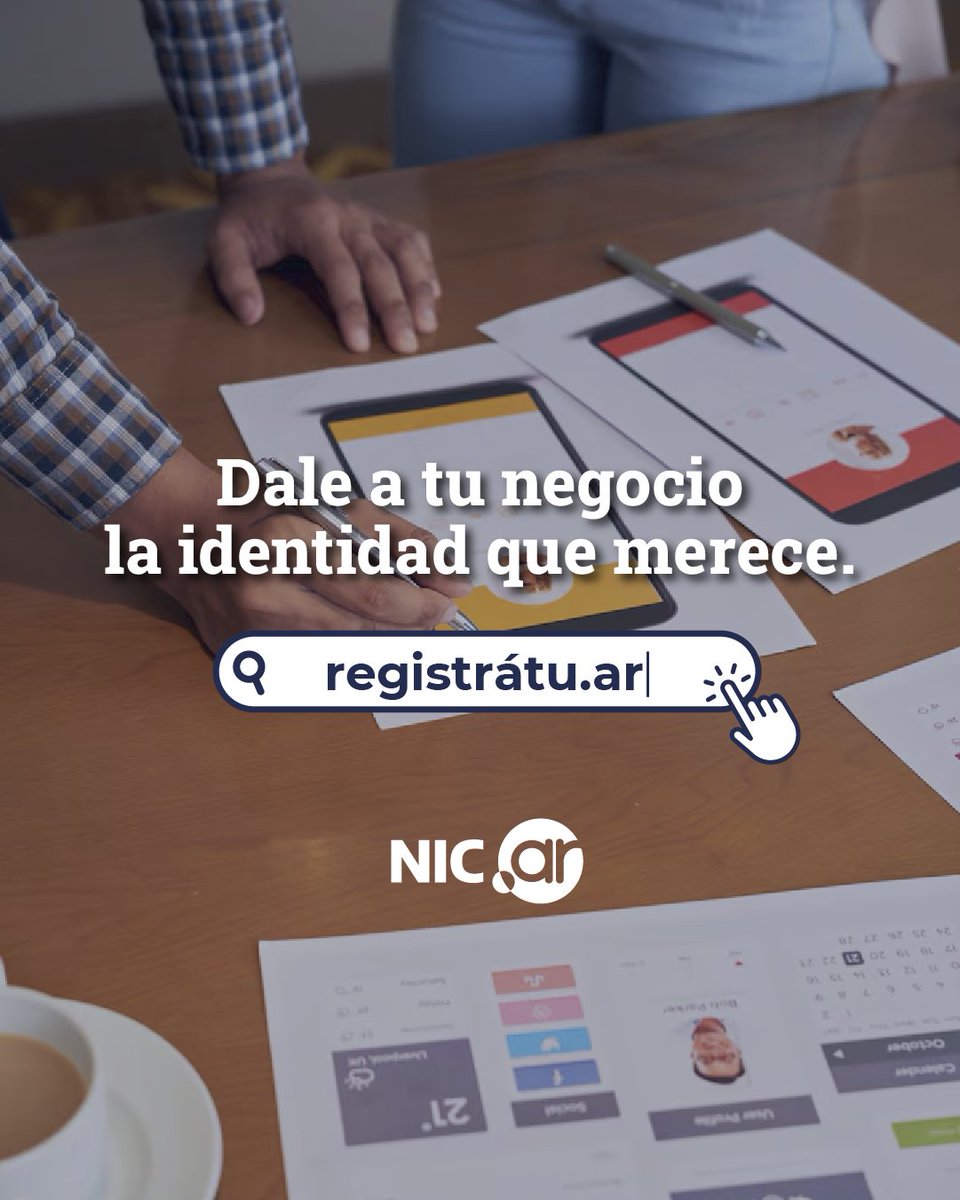 nicargentina's tweet image. ¡Dale identidad a tu marca! Registrá tu dominio .ar y llevá tus productos al mundo online 🌐

Verificá la disponibilidad en NIC Argentina y empezá hoy 🚀

#dominioweb #nicargentina #paginaweb #sitioweb