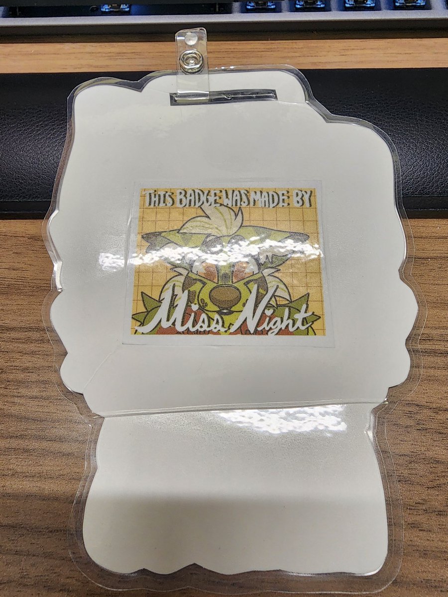 Foresta @WPAFW (@forestathewolf) on Twitter photo Hiya #TFF2025 attendees!
Last year, on my way home I found this on the train that leads to the airport. I still have yet to find its owner. Please let me know if you know the owner.
Also, <a href="/FurryFiesta/">Furry Fiesta - Star Peet</a> are you taking lost and found from last year? Could always drop it off Th. Hiya #TFF2025 attendees!
Last year, on my way home I found this on the train that leads to the airport. I still have yet to find its owner. Please let me know if you know the owner.
Also, <a href="/FurryFiesta/">Furry Fiesta - Star Peet</a> are you taking lost and found from last year? Could always drop it off Th.