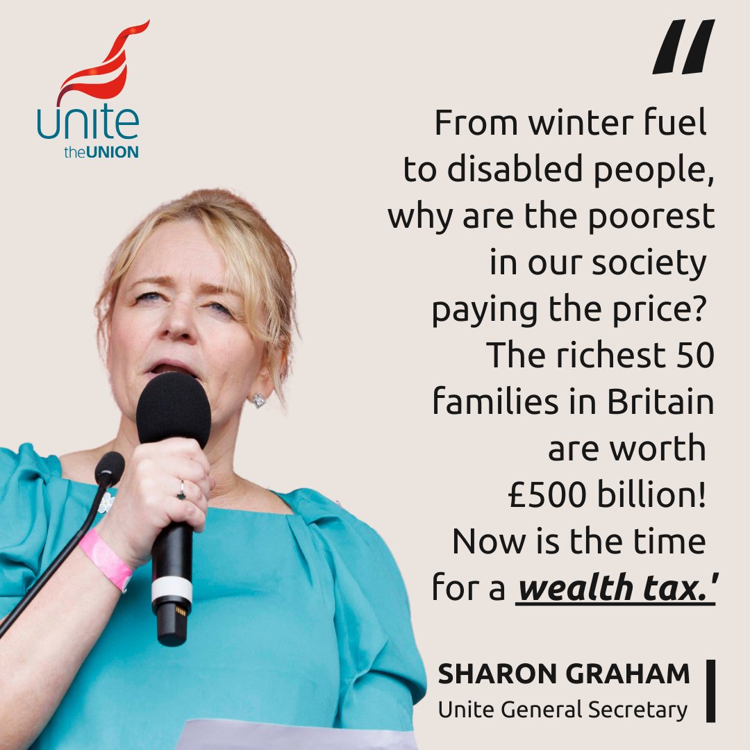 There is another path. Instead of snatching crumbs from workers, pensioners and the disabled, Labour should target the massive concentration of wealth built up by the richest one per cent. A #wealthtax, as well as fairer taxes on corporate profiteers and the highest earners,