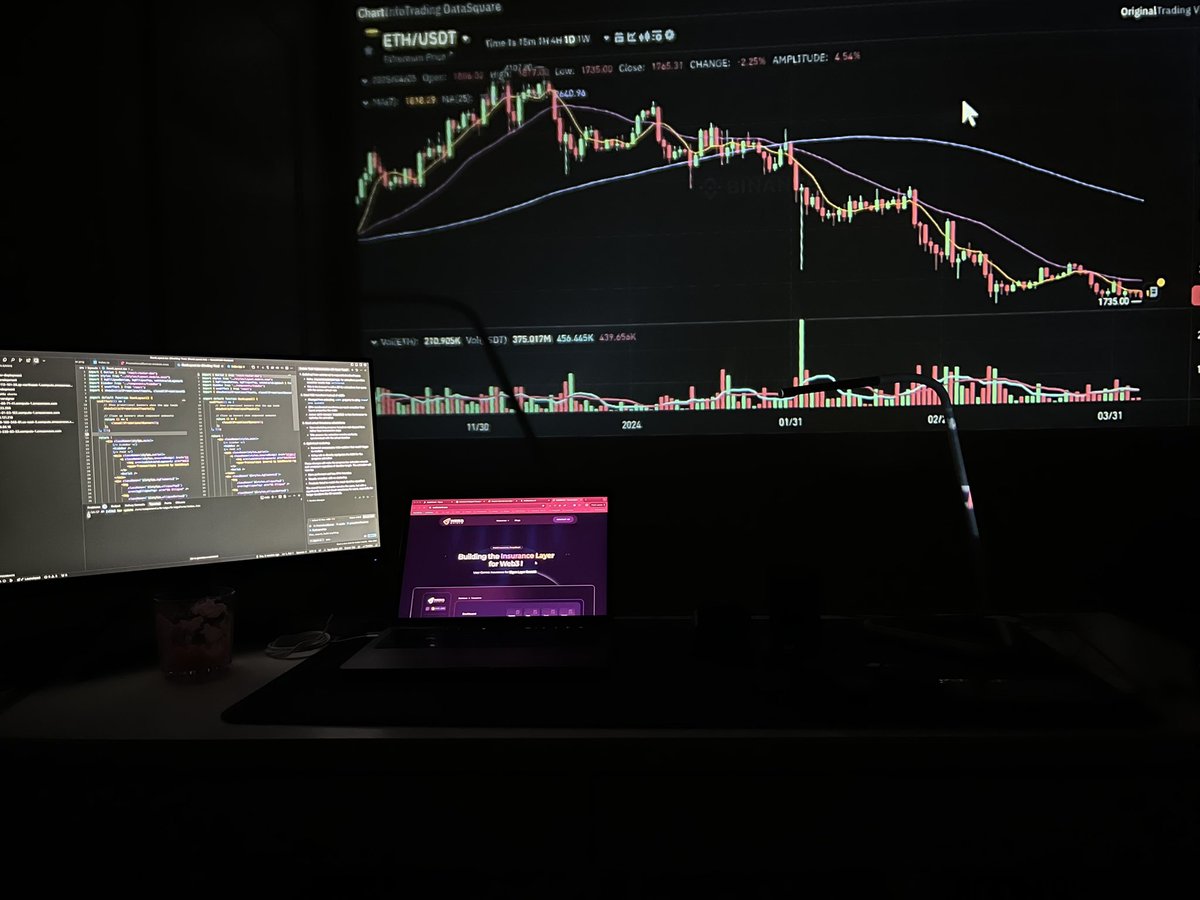 Every evening, no matter what kind of day it's been, I step back with a glass of watermelon juice and take a pause.

I don't do anything special. Don't meditate. Don't journal. Just sit with my watermelon juice (and maybe an occasional snack 🫠) and watch my favourite shitcoin go