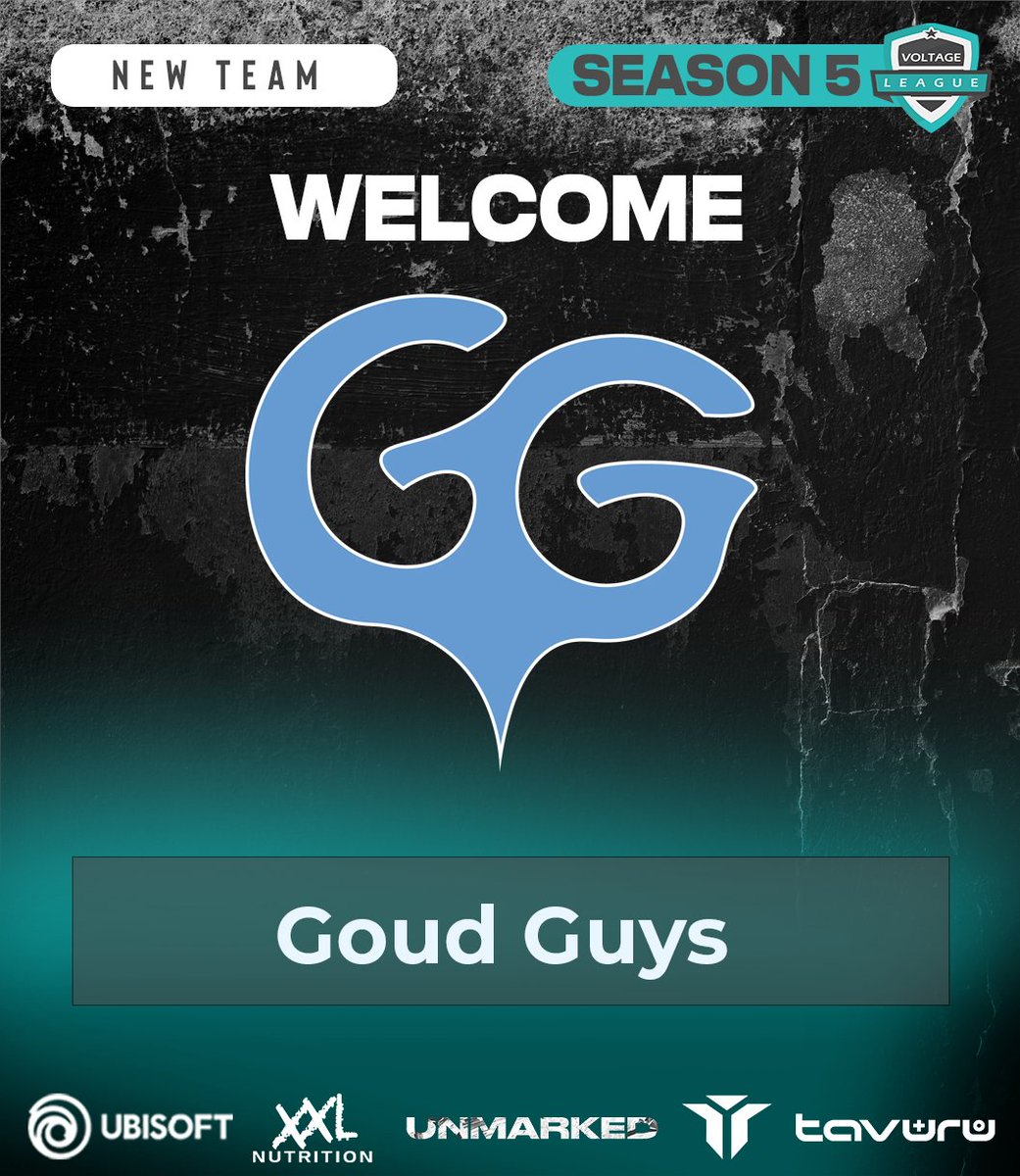 We welcome <a href="/Goud_Guys/">Goud Guys</a> 
that signed up to our Season 5 Qualifiers, 

<a href="/ZephiR6S/">ZephiR</a>
<a href="/Mvvvv0/">Mv.MYD</a>
<a href="/SXKR6S/">SXK.</a>
<a href="/TylkoSolo/">Tylko</a>
<a href="/sprNztroX_/">GG NztroX</a>
<a href="/NiiXR6S/">NiiX</a> 

Want a chance to participate? sign up now⬇️ esportsapp.gg/o/voltage-leag…