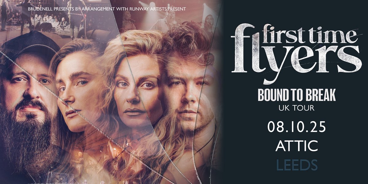 Brudenell Presents (@brudpresents) on Twitter photo With their debut album 'Bound To Break' coming out this September, <a href="/firsttimeflyers/">FIRST TIME FLYERS</a> return to The Attic this October! 🙌🏻
Tickets go on-sale this Friday at 10am. ⏰
➡️ bit.ly/FTF-Lds With their debut album 'Bound To Break' coming out this September, <a href="/firsttimeflyers/">FIRST TIME FLYERS</a> return to The Attic this October! 🙌🏻
Tickets go on-sale this Friday at 10am. ⏰
➡️ bit.ly/FTF-Lds