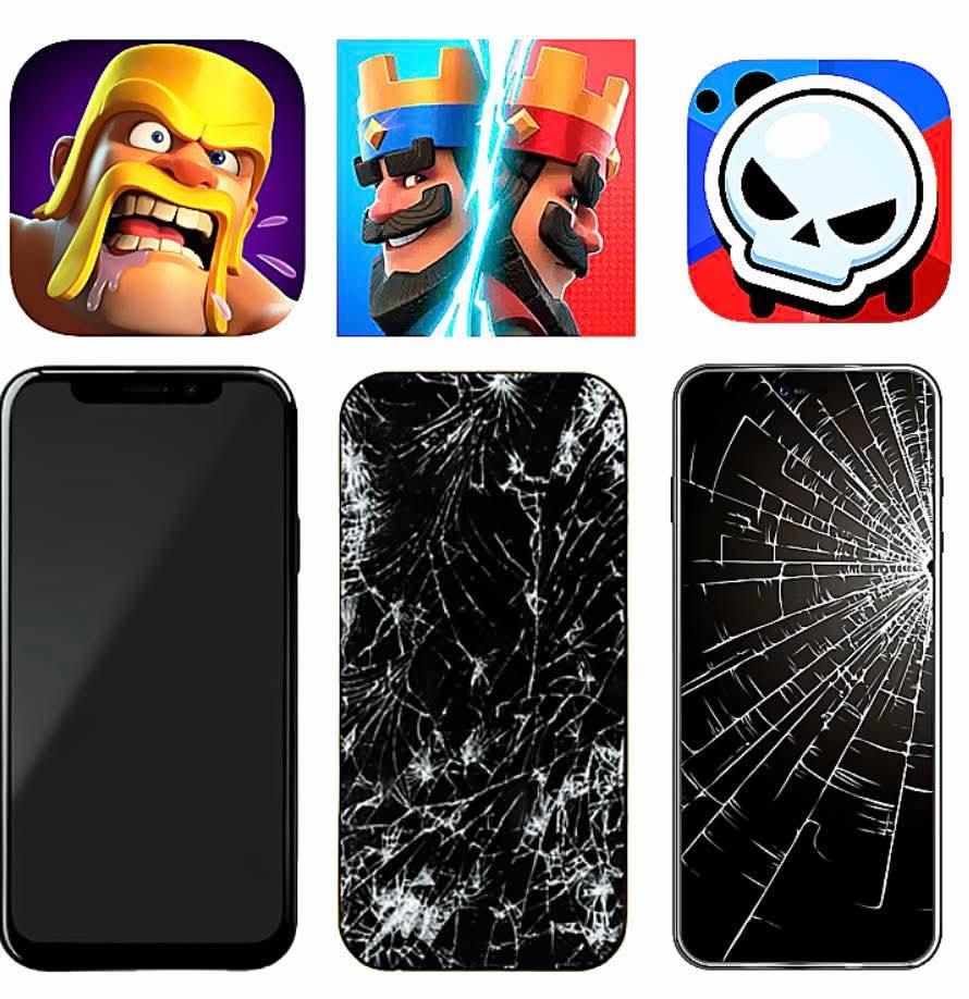 I broke my phone because of these games
