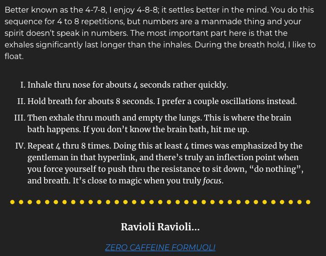 Thrivinity321's tweet photo. “The most powerful anti-anxiety method i’ve ever come across.” - Dr. Andrew Wiel

Does it get any more accessible and free than this baby? https://t.co/SnJjWazJoA