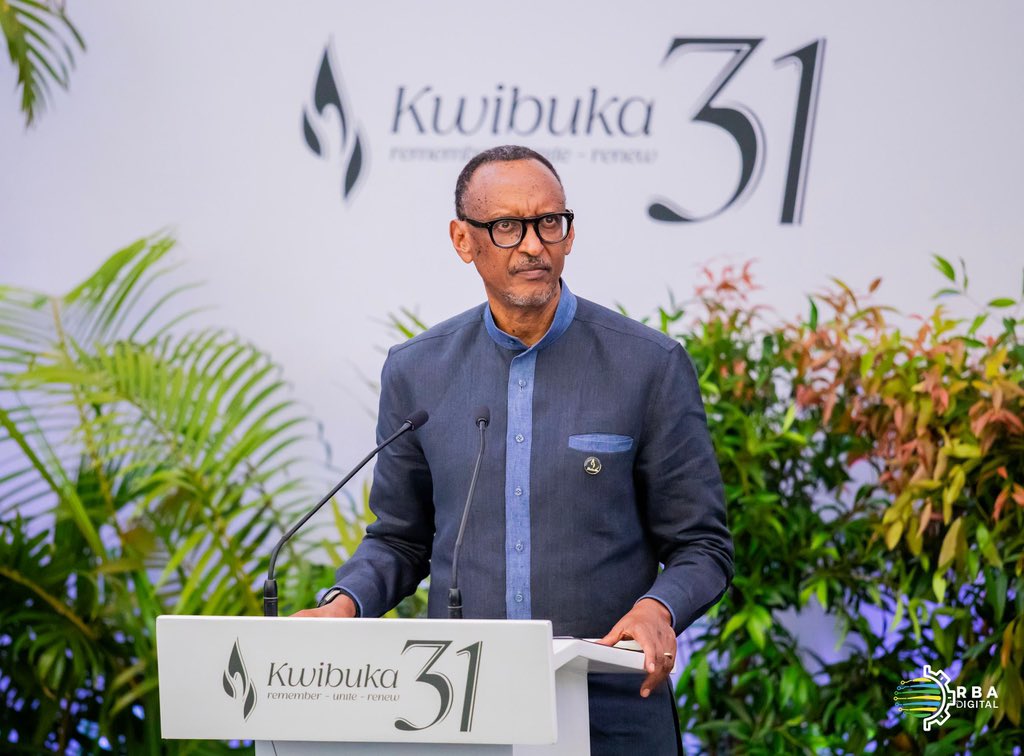 David SHEMA (@davidshema250) on Twitter photo "What didn't kill us and finish us in 31 years ago, has hardened us and prepared us for the bad things that will always come."
<Rwandans don't owe your life to somebody else>
~President <a href="/PaulKagame/">Paul Kagame</a>
#Kwibuka31 "What didn't kill us and finish us in 31 years ago, has hardened us and prepared us for the bad things that will always come."
<Rwandans don't owe your life to somebody else>
~President <a href="/PaulKagame/">Paul Kagame</a>
#Kwibuka31