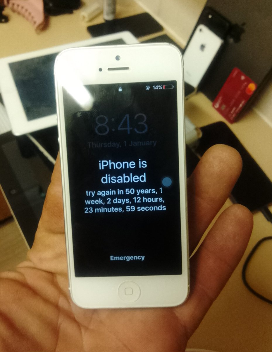 came across a pristine iPhone 5 today and... lol