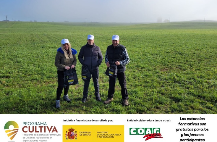 Comienza en #LaMilana #VianadeDuero #Soria, la estancia 84.2 del #ProgramaCultiva. Luis Alfonso Jiménez, aprenderá las características y la gestión de una explotación #ecológico.
+ ℹ️:
acortar.link/zdNrTi
acortar.link/SZP4P0
@mapagob 
<a href="/La_COAG/">COAG</a> 
<a href="/CoagCyl/">COAG CyL</a>