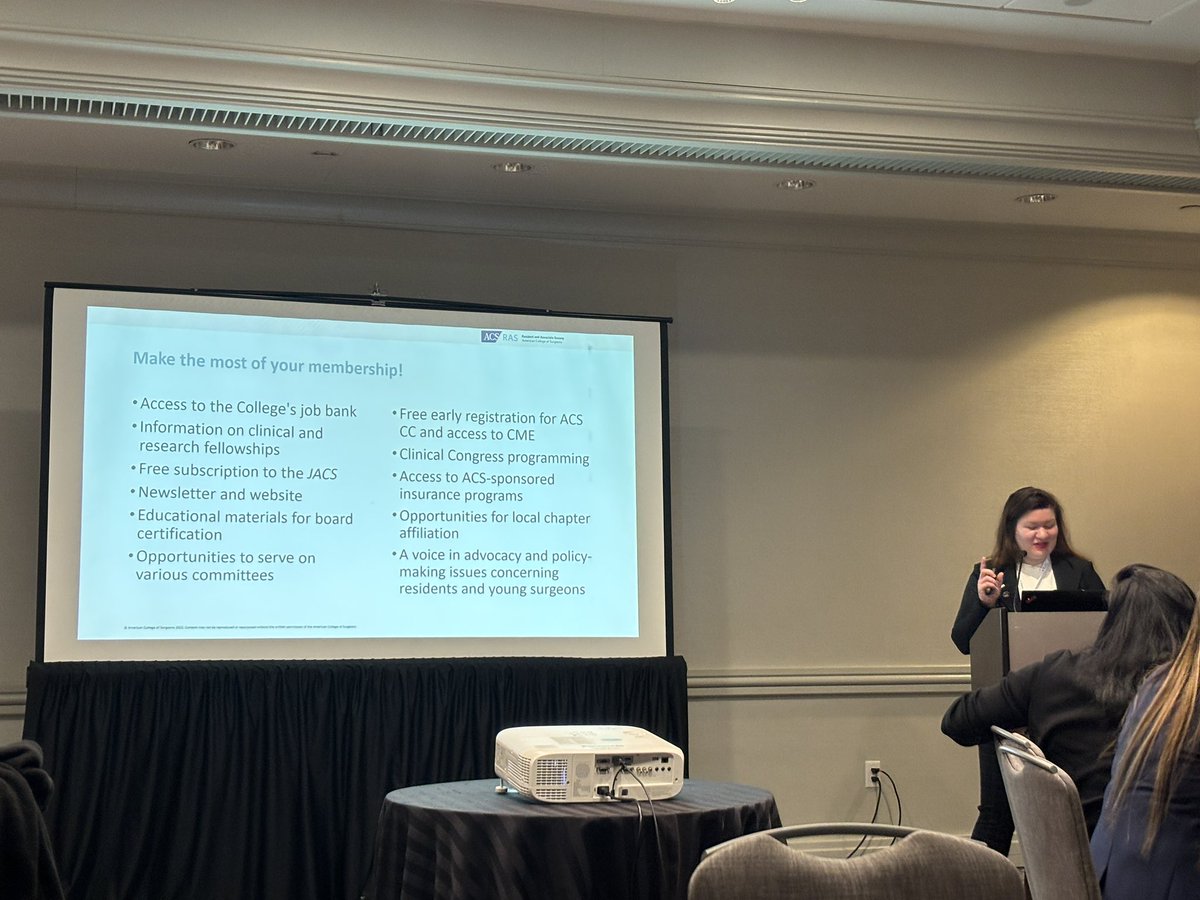 Julia R Coleman, MD MPH (@juliacolemanmd) on Twitter photo Breakfast at <a href="/AmCollSurgeons/">American College of Surgeons</a> Leadership and Advocacy Summit co-sponsored by <a href="/RASACS/">RAS-ACS</a> and <a href="/acsYFA/">YFAACS</a> āGetting Engaged Locally as a Young Surgeonā. RAS Chair <a href="/RachaelEssig/">Rachael Essig, MD</a> presenting on the benefits of joining RAS if you are a resident, fellow-in-training, or pre-FACS surgeon #ACSLAS25 Breakfast at <a href="/AmCollSurgeons/">American College of Surgeons</a> Leadership and Advocacy Summit co-sponsored by <a href="/RASACS/">RAS-ACS</a> and <a href="/acsYFA/">YFAACS</a> āGetting Engaged Locally as a Young Surgeonā. RAS Chair <a href="/RachaelEssig/">Rachael Essig, MD</a> presenting on the benefits of joining RAS if you are a resident, fellow-in-training, or pre-FACS surgeon #ACSLAS25