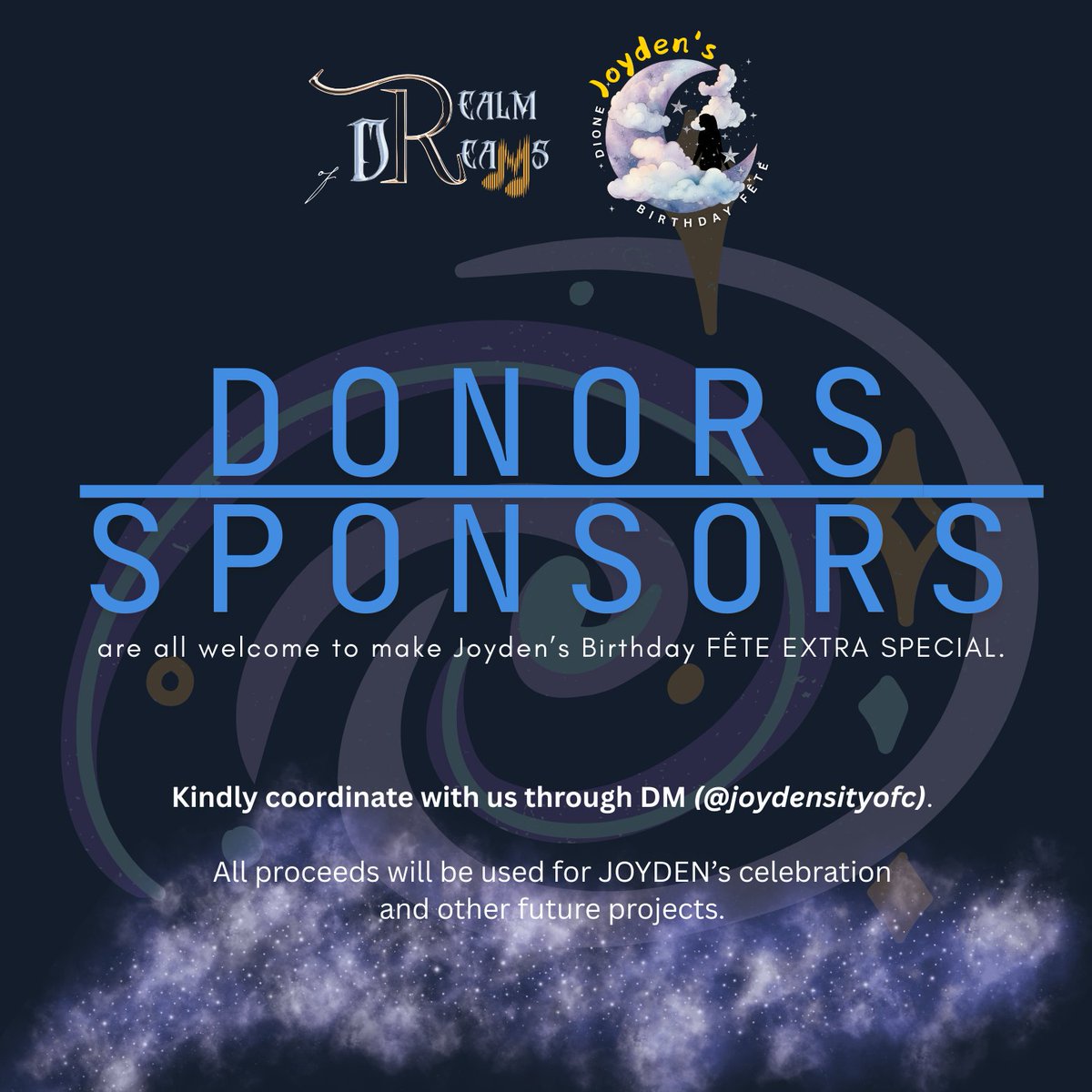 joydensityOFC's tweet photo. Joyden's Birthday Fète is just around the corner.
We are sure that you would love to be a part to make things happen.

Donors/Sponsorships are welcome to contribute and level up the Tali’s experience.

For sponsorship, don’t hesitate to message us.

#itsDIONE #RealmOfDreams https://t.co/hOiBMsTmDz
