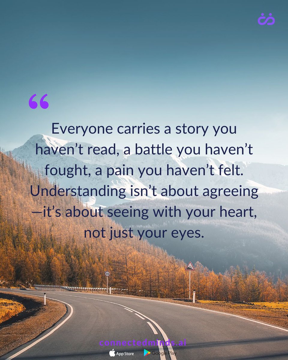 mindsconnected_'s tweet image. Before you judge, pause. Before you assume, listen. Everyone is fighting something. 
 
#WalkInTheirShoes #UnderstandingHeals #MentalHealthMatters #ChooseKindness #EmpathyFirst #PauseBeforeYouJudge #EveryoneIsFightingABattle #BeKindAlways #ListenMore #AssumeLess #YouNeverKnow