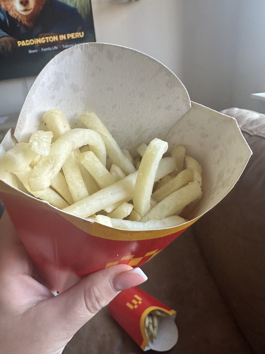 Took kids for a treat half cooked half filled fries and it’s not even cheap anymore <a href="/McDonaldsUK/">McDonald's UK</a> it gets worse
