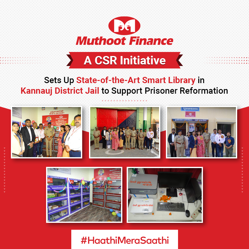TheMuthootGroup's tweet photo. Muthoot Finance has set up a state-of-the-art Smart Library at the District Jail, Kannauj, Uttar Pradesh, aiming to empower and reform incarcerated individuals.
#TheMuthootGroup #MuthootFinance #MuthootCSR #CSRActivity #CSR https://t.co/tLHiA108Il
