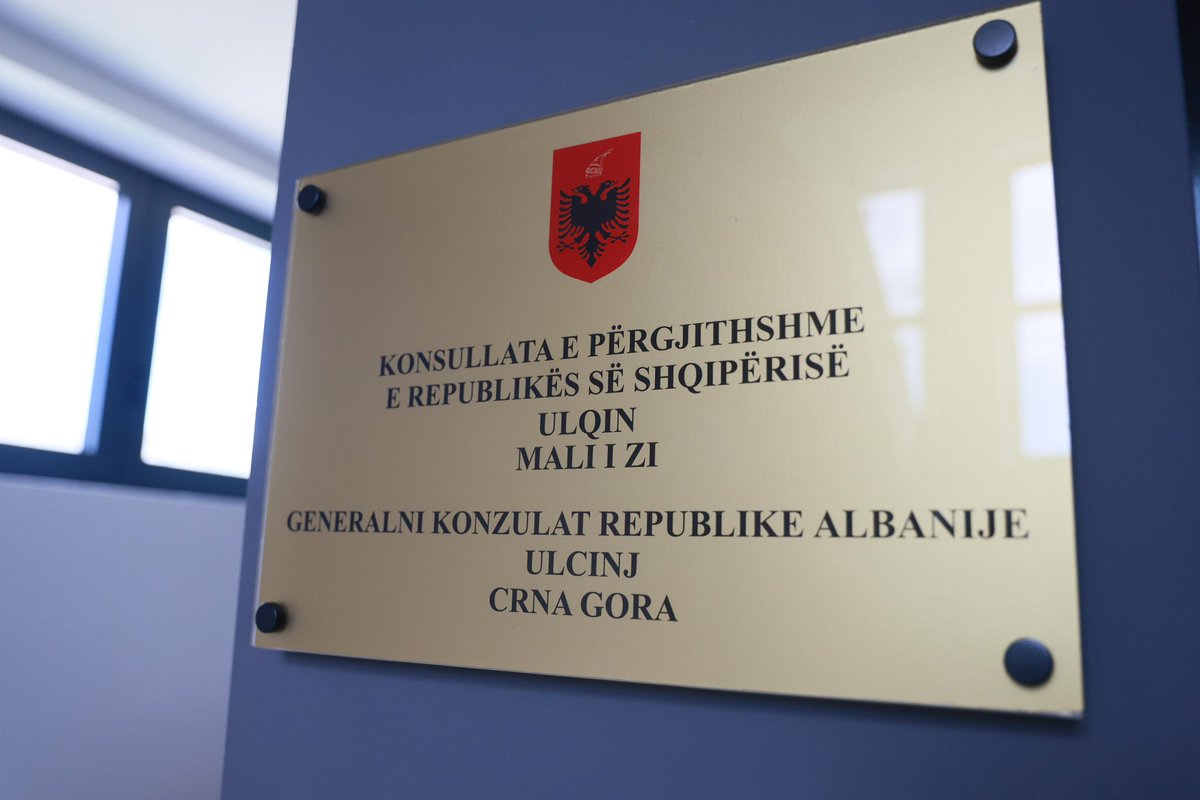 Today, we inaugurated the General Consulate of Albania in Ulqin/Ulcinj — a historic day for the Albanian community in Montenegro. A clear sign of Albania’s commitment to Albanians abroad and to our special Albania–Montenegro ties.

Sot në Ulqin inauguruam Konsullatën e