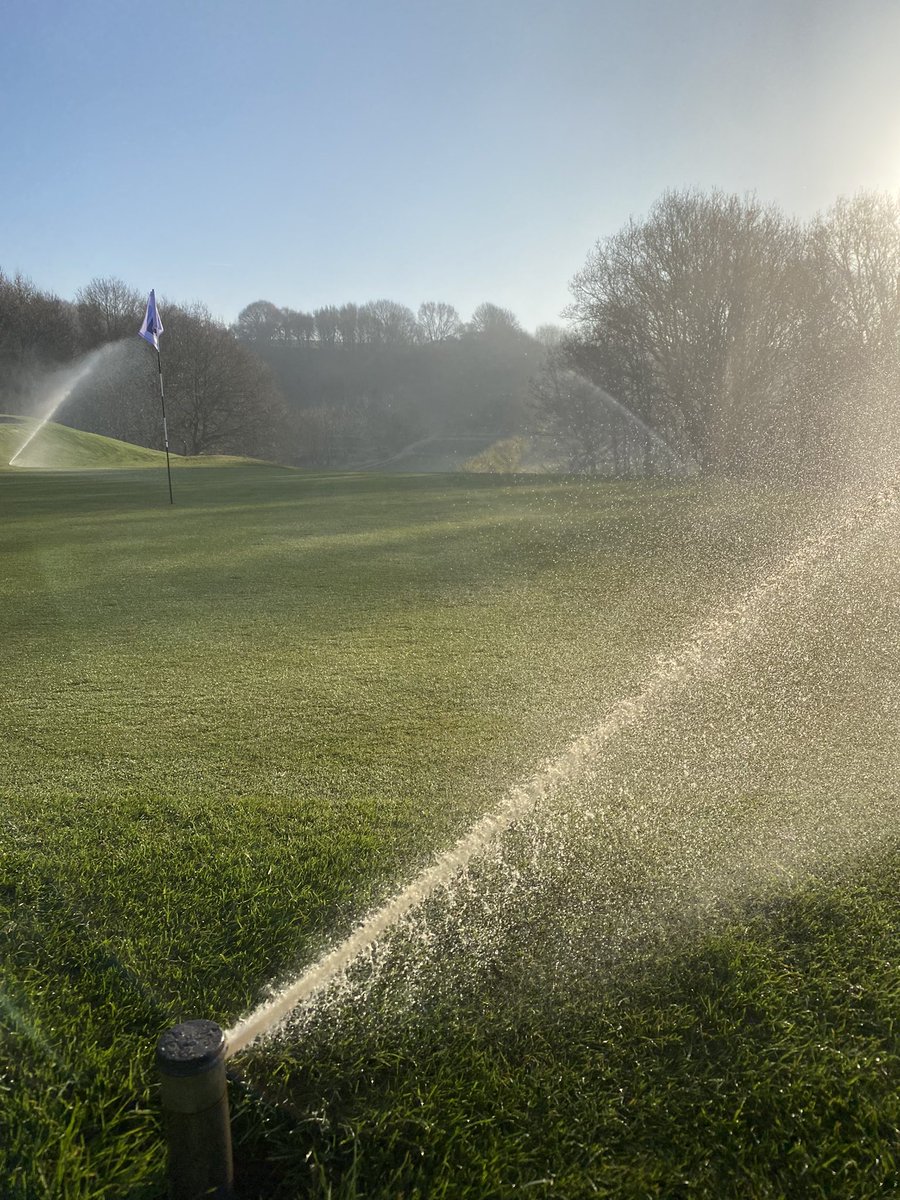 Another day another night time frost, just hindering growth a bit more than we’d like it. Greens verticut &amp; hand cut, tees cut, aprons cut, rough cut, bunkers raked, tees divotted, markers moved, pop ups tested, strimming work
