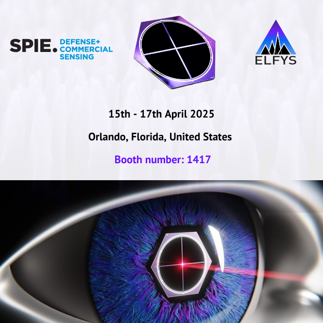 ElFysInc's tweet photo. ElFys is returing to SPIE Defense and Commercial Sensing with  Black Silicon 4-Quadrant Detector.
https://t.co/H3SwHbJlGI
#defensetechnology https://t.co/SdXzbh8uSe