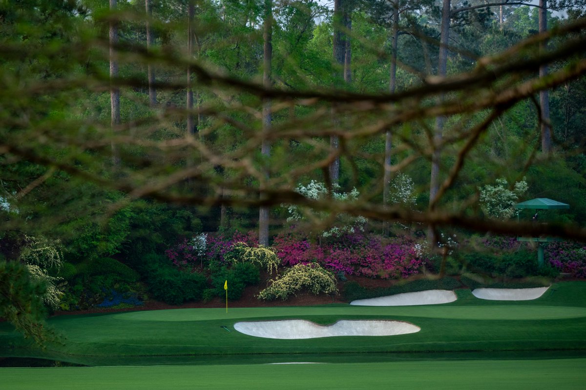 No more waiting. Good morning from Masters Monday. #themasters
