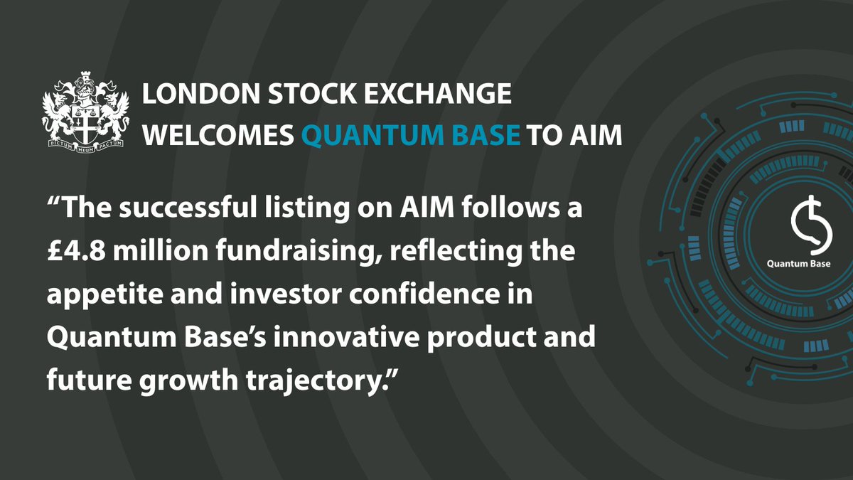 Quantum Base (@quantumbase) on Twitter photo Following last week's AIM IPO, learn more about Quantum Base and its ground-breaking Q-ID solution via <a href="/LSEplc/">London Stock Exchange</a>'s Welcome Story on the company ➡️ londonstockexchange.com/discover/news-… Following last week's AIM IPO, learn more about Quantum Base and its ground-breaking Q-ID solution via <a href="/LSEplc/">London Stock Exchange</a>'s Welcome Story on the company ➡️ londonstockexchange.com/discover/news-…