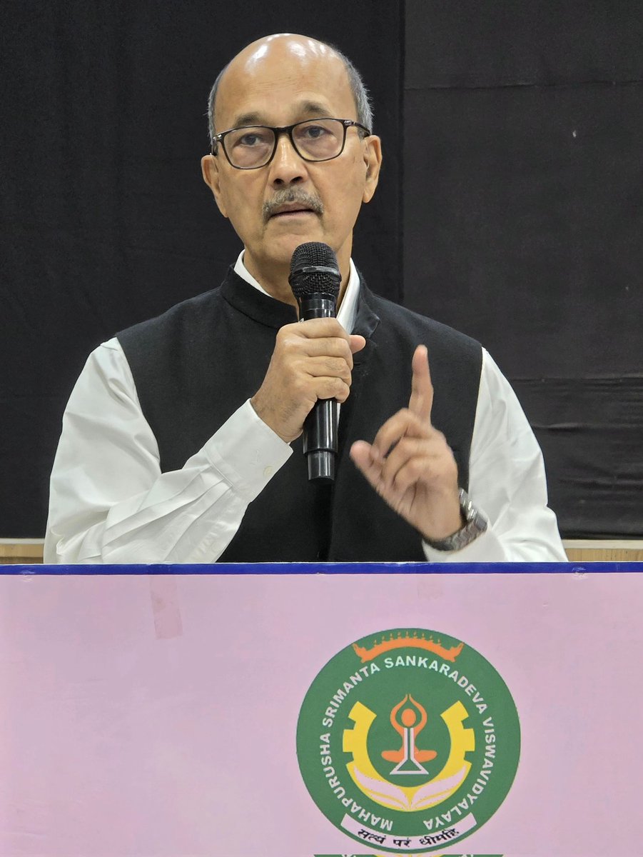 dr_kataki's tweet photo. Happy to participate in the #WorldHealthDay2025 celebration at Mahapurush Srimanta Shankardeva Vishwavidyalaya, Guwahati on 7th April. The importance of Preventive and Promotive Health was highlighted. The event was organized by the Department of #YogicScience and #Naturopathy. https://t.co/2mQFzomdvR