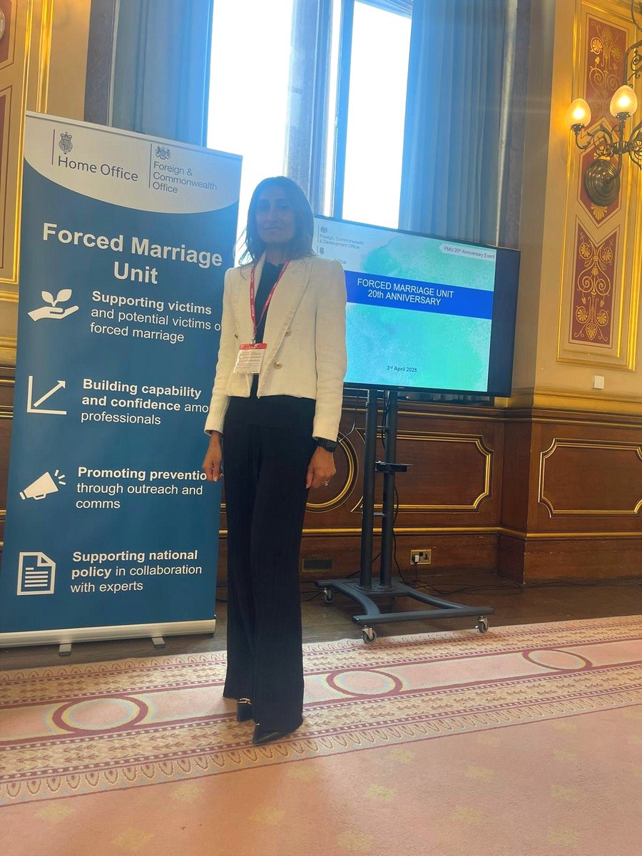 haloprojectuk's tweet image. Last week, we attended the 20-year anniversary event of the Forced Marriage Unit at the FCDO in London. A powerful gathering of survivors, frontline voices and sector leaders.

A moving reminder of how far we’ve come and how far we still need to go. #EndForcedMarriage