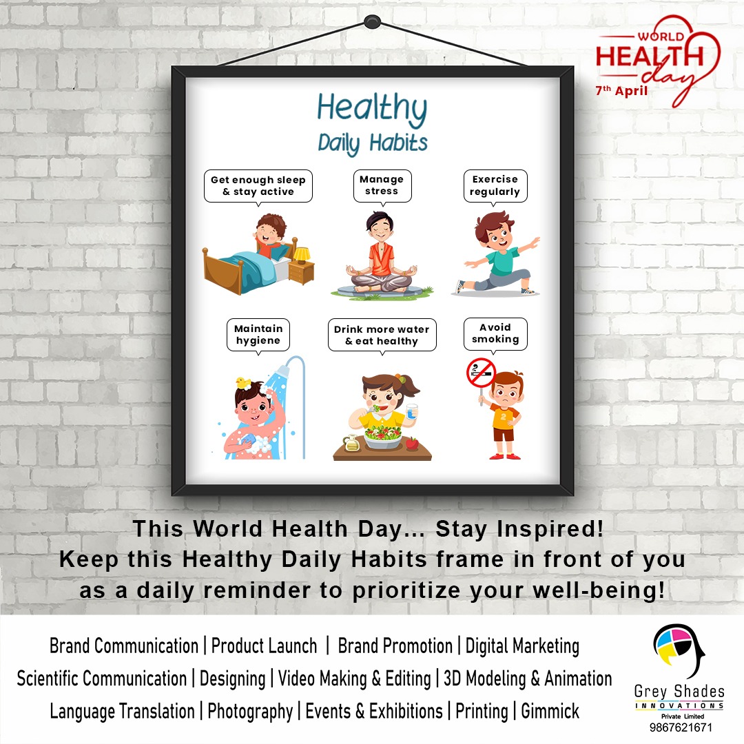GreyShades5's tweet photo. World Health Day
#world #healthday #greyshadesinnovation #innovation #pharmamarketing #jobs #pharmaceuticals #marketingagency #socialmediamarketing #greyshadesinnovation #creativity #art #branding #creativework #advertising #design #content #digitalmarketing #imaginations https://t.co/ZQZWWT1aso
