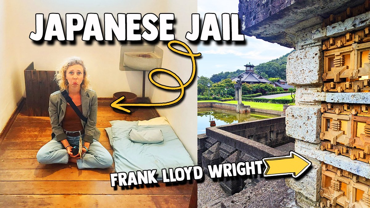 NEW VIDEO! We visit Meiji-Mura, a cultural centre in Nagoya Japan. I go to Japanese Jail and we see the Frank Lloyd Wright Imperial Hotel!! Give the video a watch here>> youtu.be/BX45K42wjZ0?si…