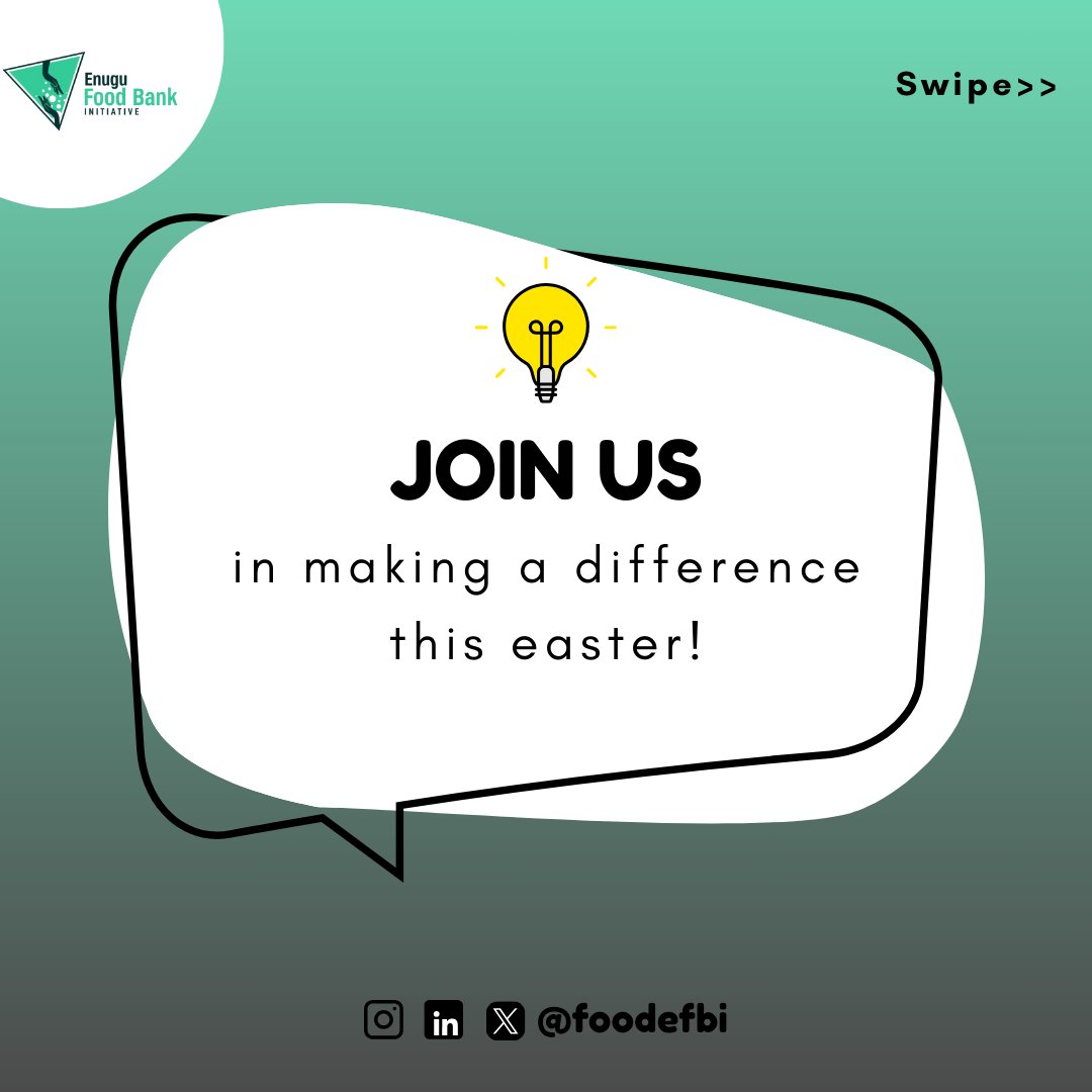 Enugu Food Bank Initiative (EFBI) tweet media