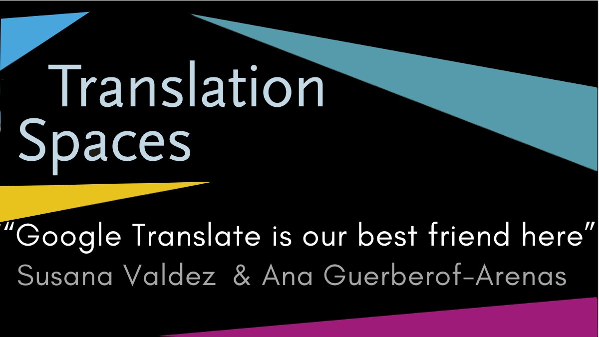 Translation Spaces (@translspaces) on Twitter photo New open access article!
“Google Translate is our best friend here”
A vignette-based interview study on machine translation use for health communication
by <a href="/SusanaValdez/">Dr Susana Valdez</a> and <a href="/AnaGuerberof/">Ana Guerberof</a>
Read in full at doi.org/10.1075/ts.240…
#translationstudies #onlinefirst New open access article!
“Google Translate is our best friend here”
A vignette-based interview study on machine translation use for health communication
by <a href="/SusanaValdez/">Dr Susana Valdez</a> and <a href="/AnaGuerberof/">Ana Guerberof</a>
Read in full at doi.org/10.1075/ts.240…
#translationstudies #onlinefirst