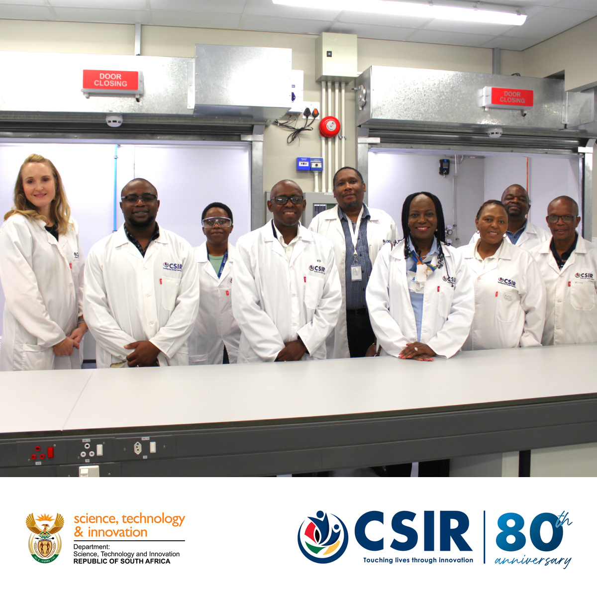 CSIR's tweet photo. #TeamCSIR is making strategic investments in key infrastructure to reduce Africa’s dependence on imported therapeutics and #health products. This initiative follows the challenges highlighted by the Covid-19 pandemic, which exposed the continent’s heavy reliance on external medical supplies.

Find out more about our investment in agile infrastructure for local production of critical medicines here: https://t.co/wWAeuWHw6B