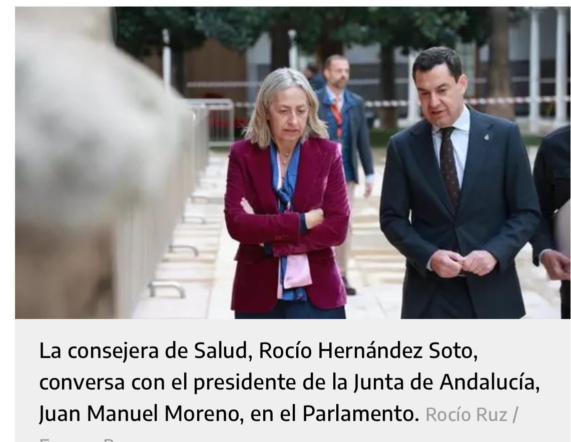 judit_sinhache's tweet photo. ¿Han contado en alguna TV q han IMPUTADO al 1er alto CARGO del Gobierno de MORENO BONILLA por adjudicar 235 MILLONES del Serv Andaluz de Salud a la privada?

235M q podrían haber ido a la Pública los han TROCEADO en CONTRATOS para ELUDIR la LEY de CONTRATACIÓN y ADJUDICAR a DEDO

https://t.co/Vme6cxh2Va