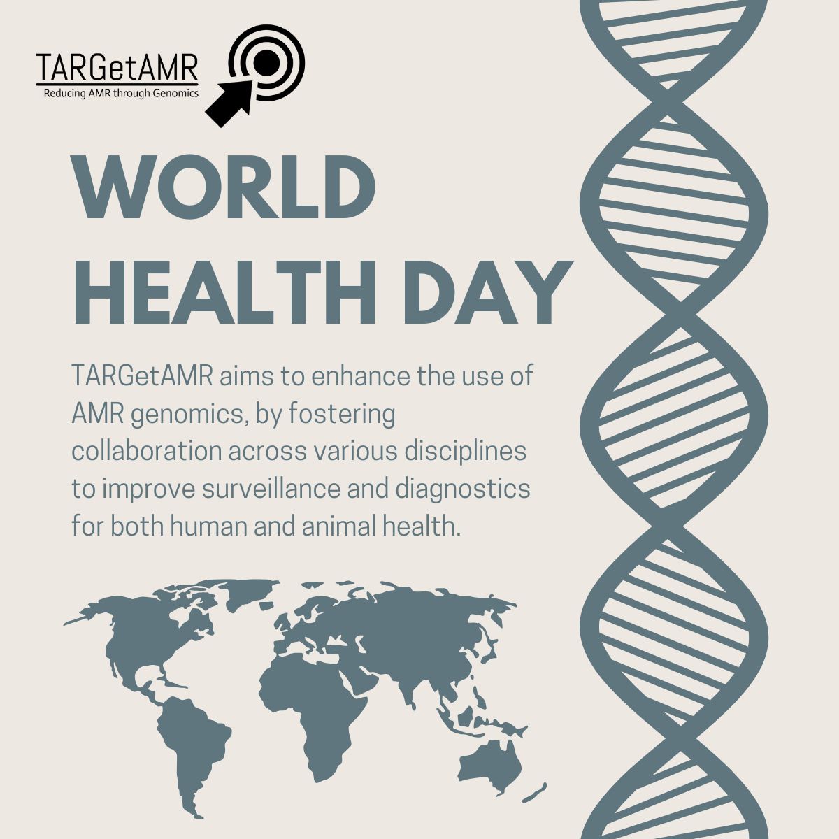 🌍This #WorldHealthDay TARGetAMR is tackling antimicrobial resistance through research, collaboration and innovation💊
💡By understanding how AMR spreads and impacts health, we're working to ensure effective treatments for future generations🔬
🌟Learn more targetamr.org.uk