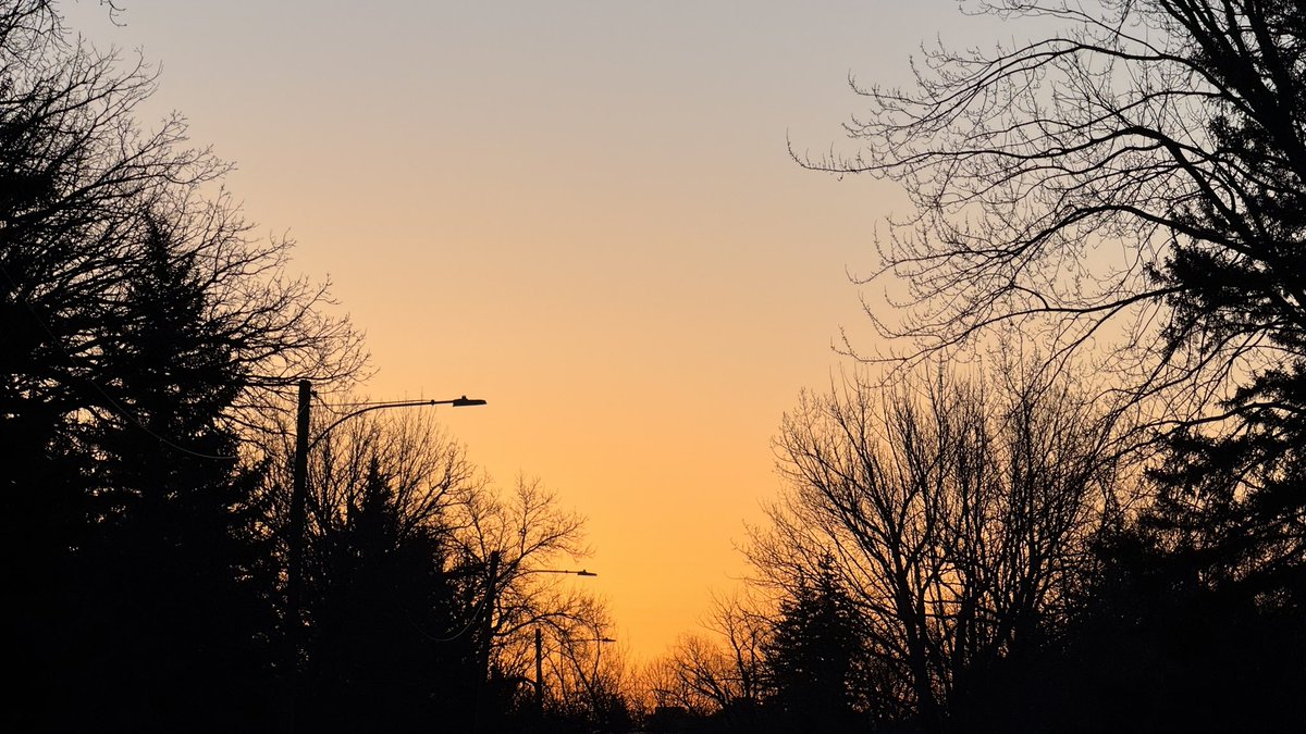 April 7, 2025 sunrise. ☀️