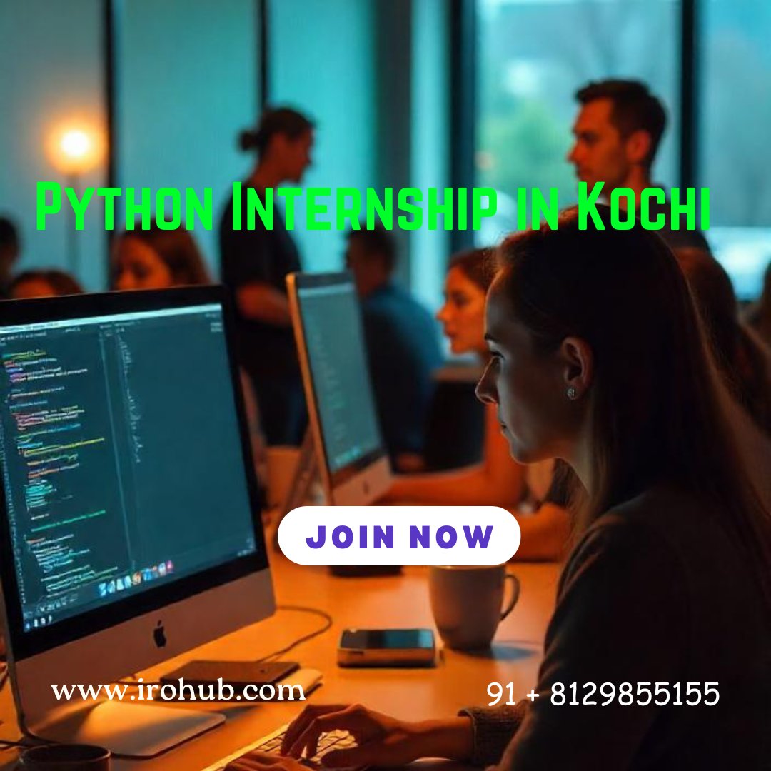 digital2772's tweet image. Ready to kickstart your coding journey?
Join the Python Internship in Kochi and work on real-time projects, sharpen your skills & get career-ready! 💻✨
Limited slots. Apply now & level up your future!🔗
visit: irohub.com
#PythonInternshipInKochi #TechInternship