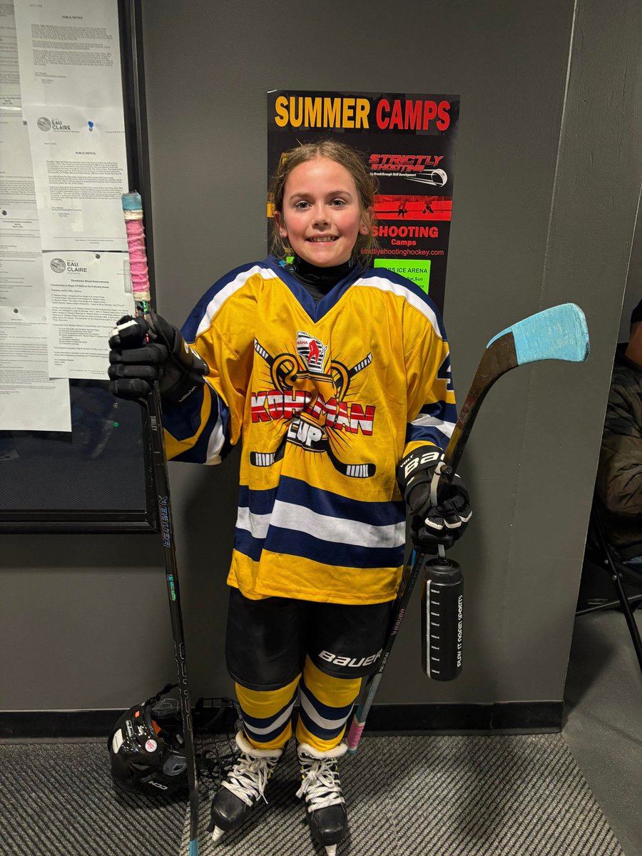 Congratulations to Kylie Zoller, McKenzi Williams, and Piper Wilkowski for representing Hudson and Region 6 in the Kohlman Cup Tournament! 

🥇 McKenzi crushed it in the relay race skills challenge, while Piper gave it her all in the shooting skills challenge with 3 out of 5.