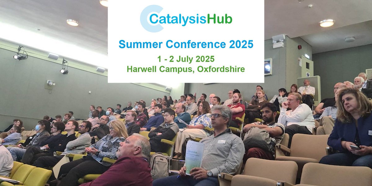 We were excited to start Hub III last week and we are looking forward to a packed calendar of events this year. Join us for our summer conference on 1st - 2nd July 2025 at Harwell Campus, Oxfordshire. Register for free at lght.ly/j210ige
#catalysis #chemistry