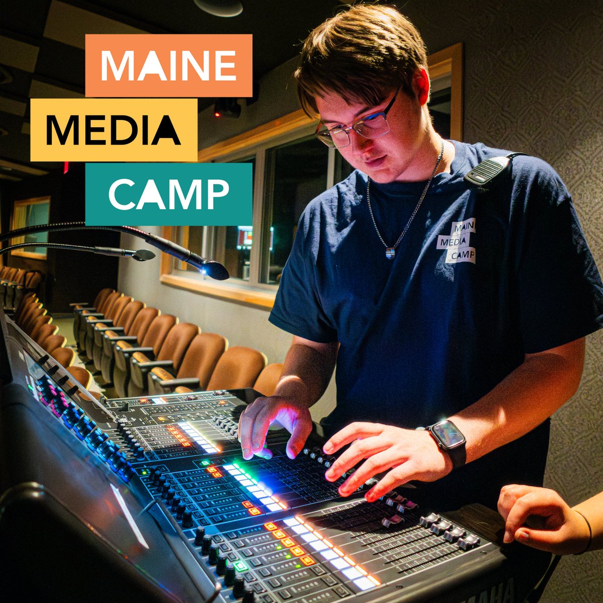Registration is now open for Maine Media Camp 2025, July 27th-August 1st. High school students spend the week at Husson University working in NESCom's studios and labs with faculty, staff, &amp; students in all forms of media &amp; communications. husson.edu/mediacamp