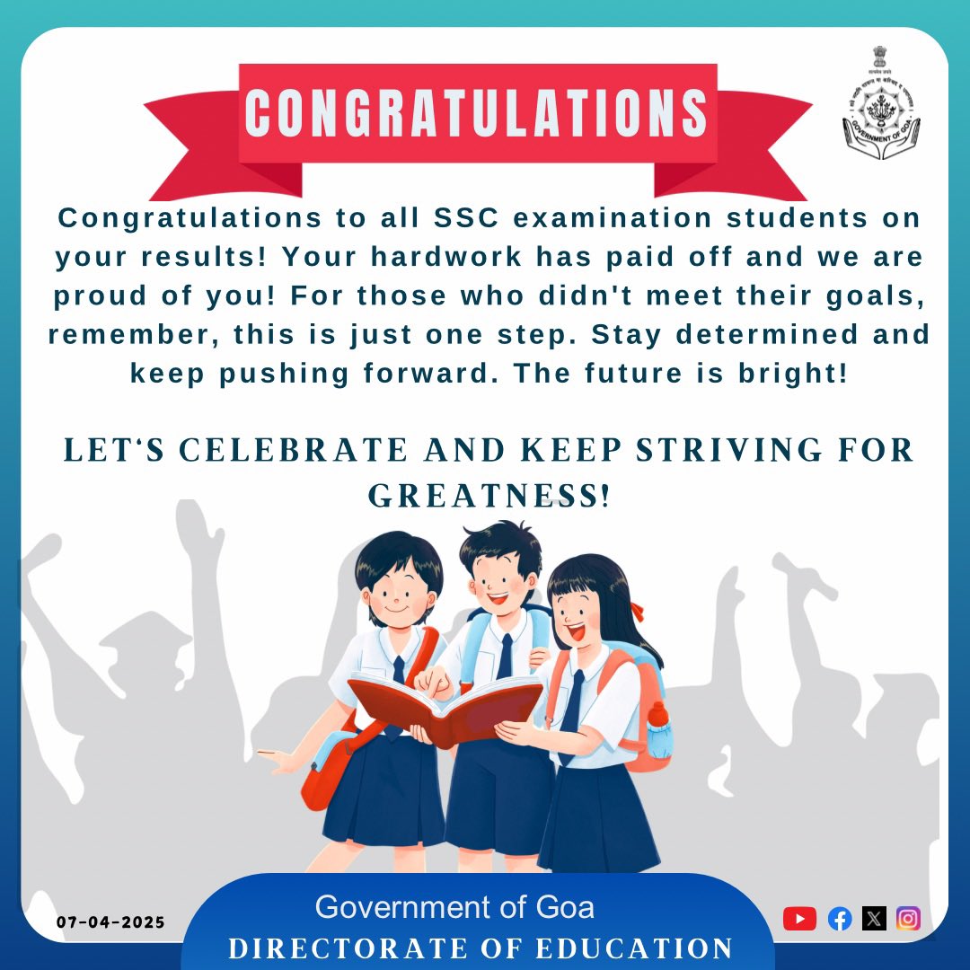 Congratulations #SSCstudents