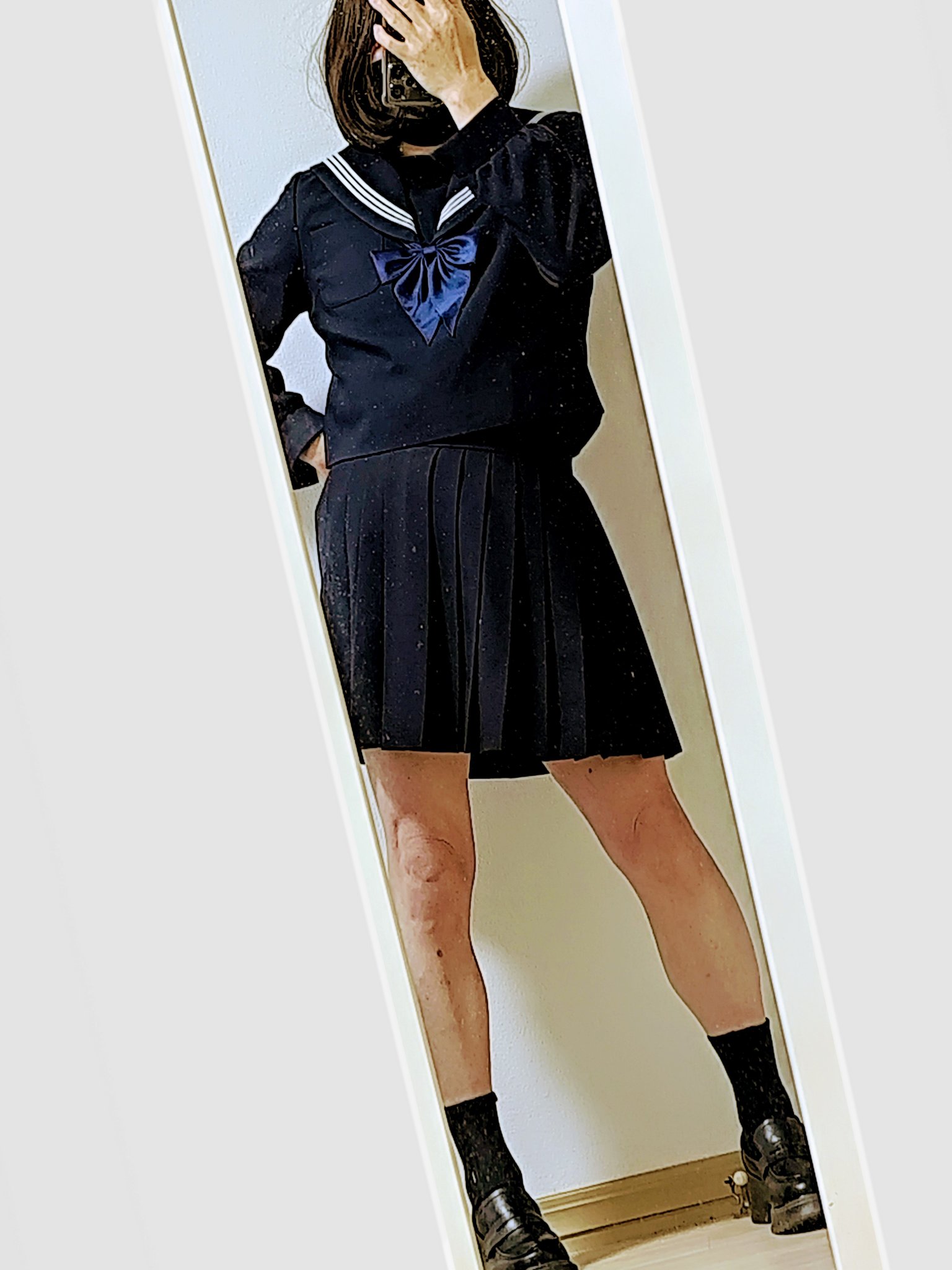 強制女装 スカート 外出 