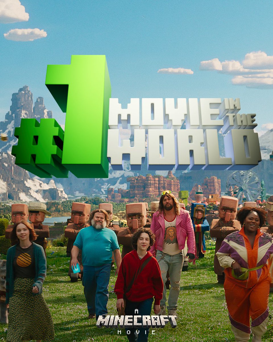 #MinecraftMovie is breaking block-buster records 🤩 

Repost if you saw it this weekend!