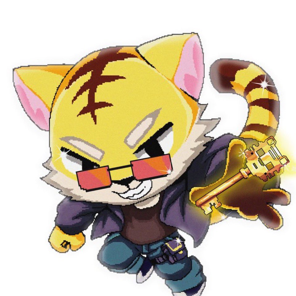 SniperDoji's tweet image. He’s not just holding the key—he is the key.@OrdinalTigerBTC @HenkyBTC 
Dripped out in pixel swagger, unlocking the future one block at a time.
The Bitcoin Tiger doesn’t knock… he breaks the chain. Lfg!!
#BitcoinTiger #CryptoKeys #Web3Legend #BTCCollective