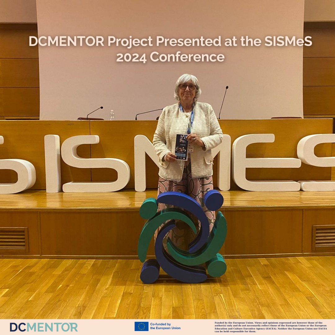📣 On Sept 20, 2024, DCMENTOR was featured at the XV SISMeS Conf. in Chieti-Pescara during the “Intl &amp; National Policies for Dual Career” symposium by EAS &amp; SISMeS. Prof. Capranica (EAS) shared key results &amp; future goals for sustainable dual career strategies. #erasmus#erasmuplus
