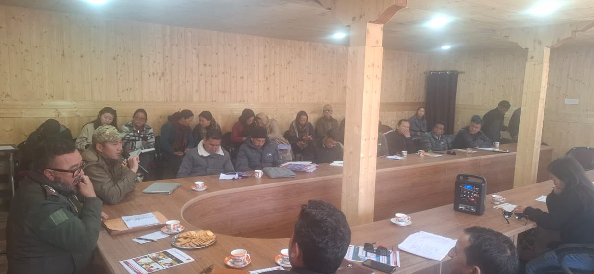 District Police Leh (@lehpolice) on Twitter photo Cyber Police Unit Leh, in collaboration with Police Post & Sub Division Kharu, conducted a cyber awareness program at Kharu HQ on April 5. HODs & officials were briefed on cyber frauds, complaint filing via cybercrime.gov.in, mobile safety & digital hygiene.
<a href="/DGP_Ladakh/">DGP Ladakh</a> Cyber Police Unit Leh, in collaboration with Police Post & Sub Division Kharu, conducted a cyber awareness program at Kharu HQ on April 5. HODs & officials were briefed on cyber frauds, complaint filing via cybercrime.gov.in, mobile safety & digital hygiene.
<a href="/DGP_Ladakh/">DGP Ladakh</a>
