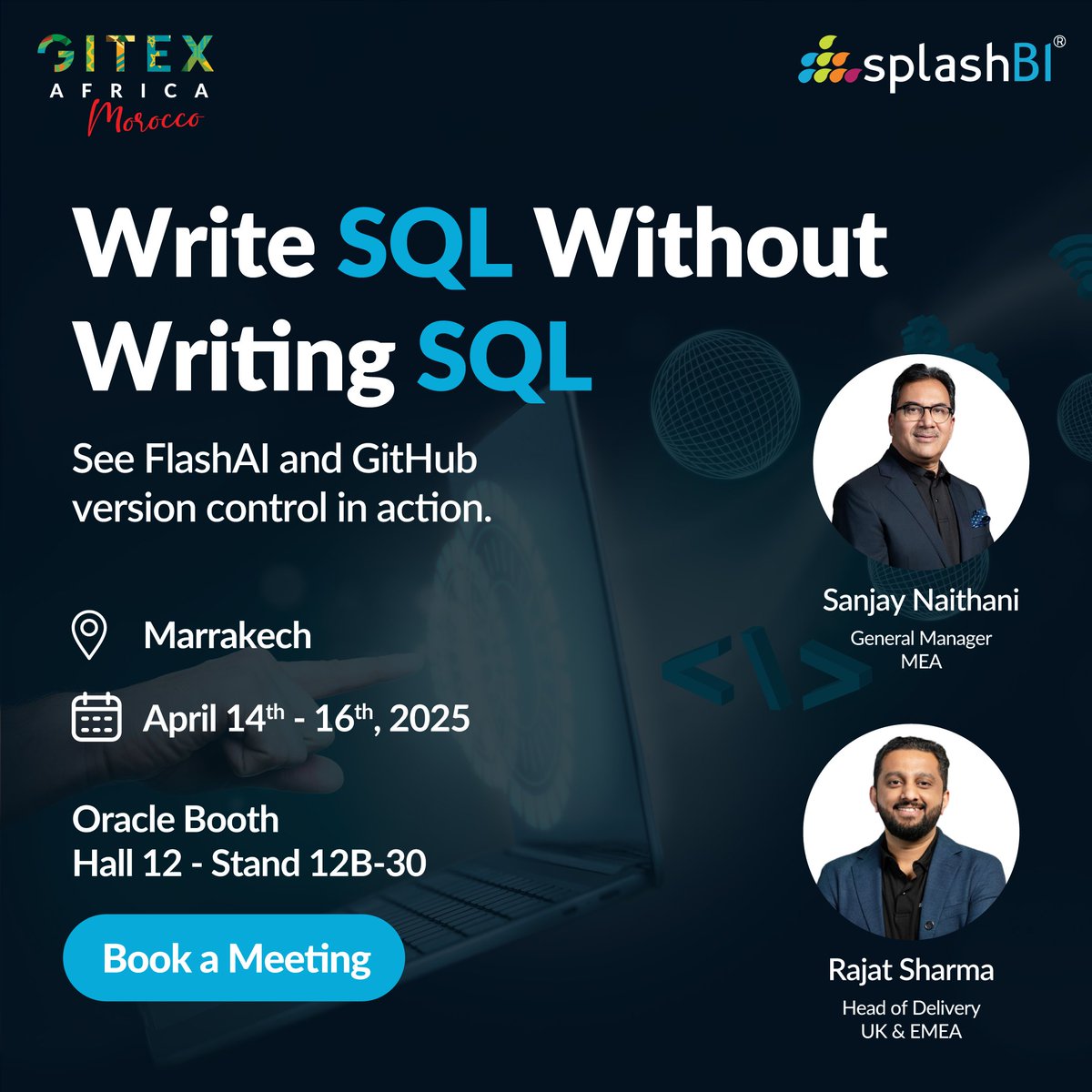 SplashBI's tweet image. FlashAI turns plain English into working SQL.
GitHub integration brings collaboration to reporting.

📍Hall 12- Stand 12B-30 | Date - 14th-16th April, 2025

Let&apos;s Meet- bit.ly/3DS7iTD

#SplashBI #BusinessIntelligence #OracleEBSReporting #SelfServiceReporting #FlashAI