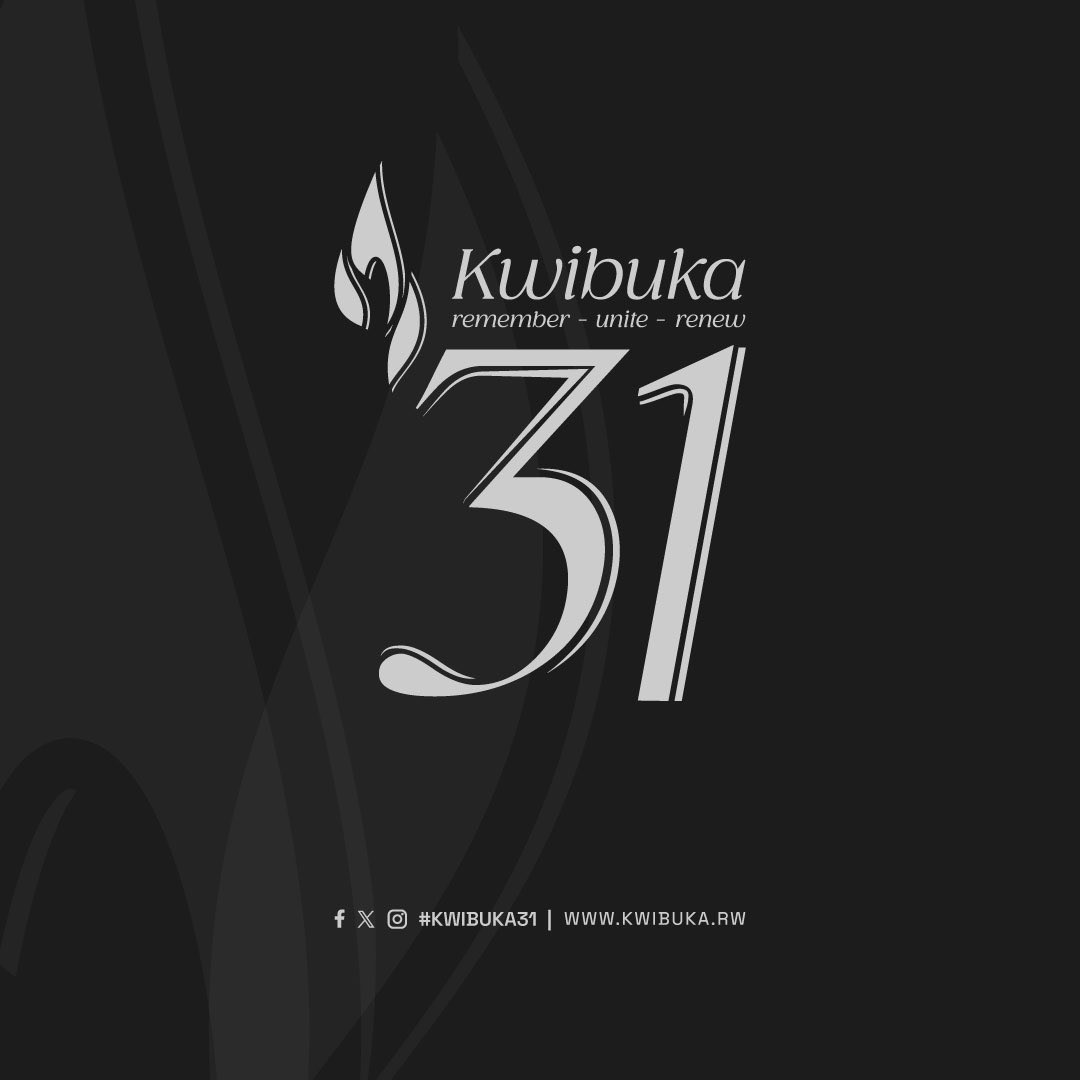 Twifatanyije n'Abanyarwanda n'isi yose twibuka ku
nshuro ya 31 Jenocide yakorewe Abatutsi mu 1994.
Twibuke Twiyubaka.
#kwibuka31