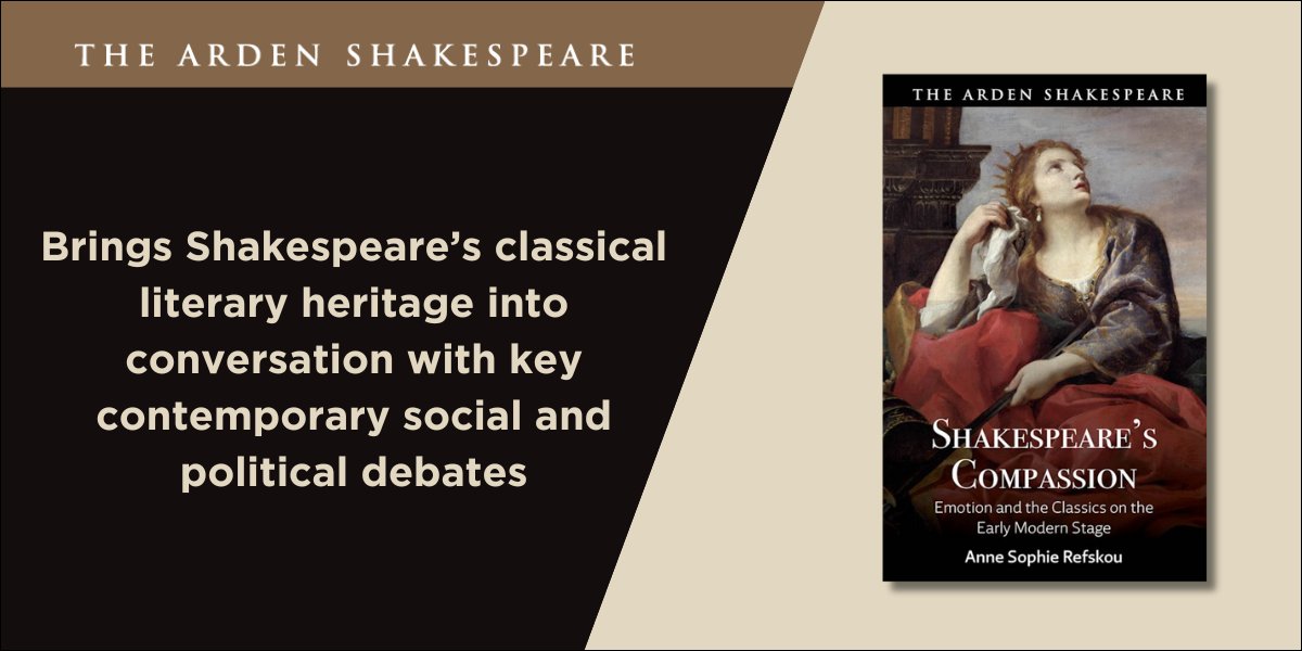 *Out now*

SHAKESPEARE'S COMPASSION by Anne Sophie Refskou brings Shakespeare’s classical literary heritage into conversation with key contemporary social &amp; political debates on race, gender, sexuality &amp; the relationship between humans and animals.

bit.ly/3CY6FXZ