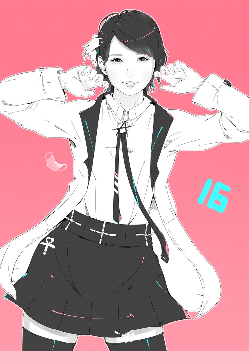 「暖かく花風が吹く1日でした(・ω・) 無題306(Rework)(2024)#イ」|Cinnamon0706のイラスト