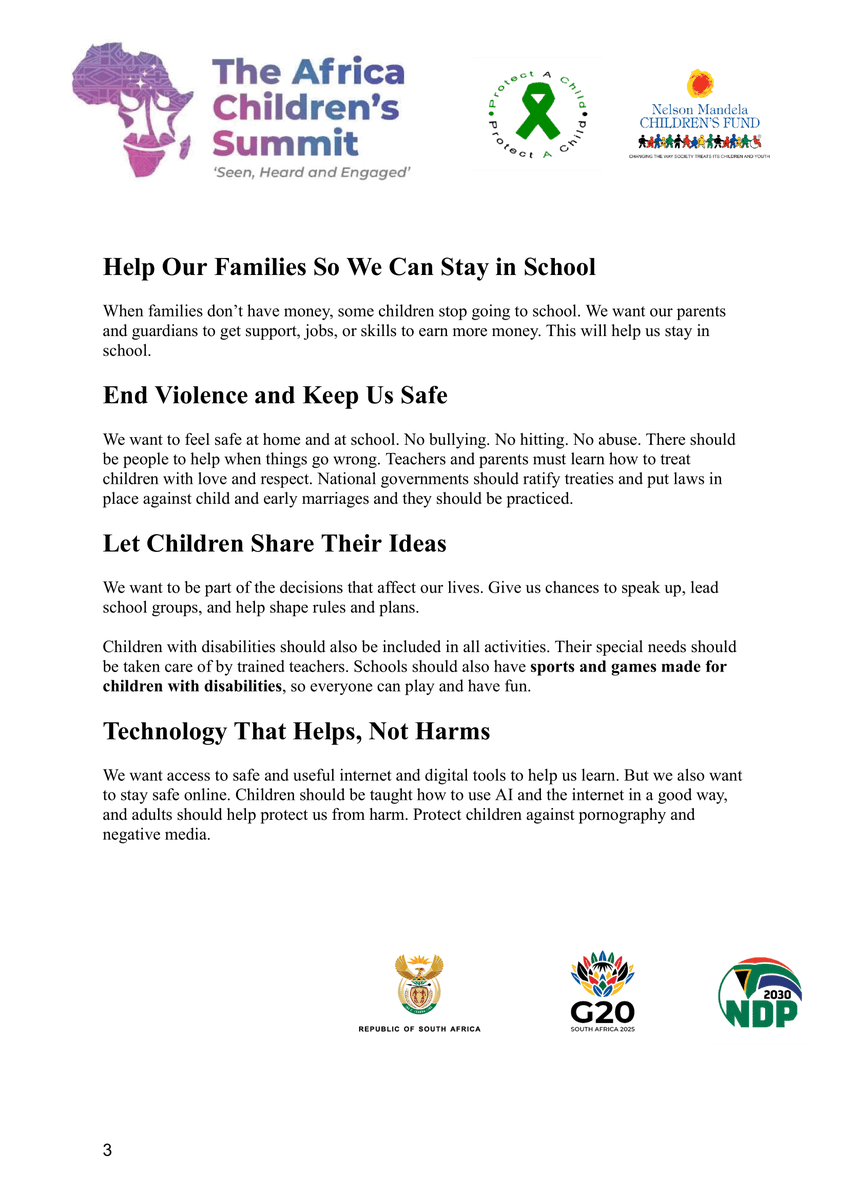 Nelson Mandela Children's Fund tweet media
