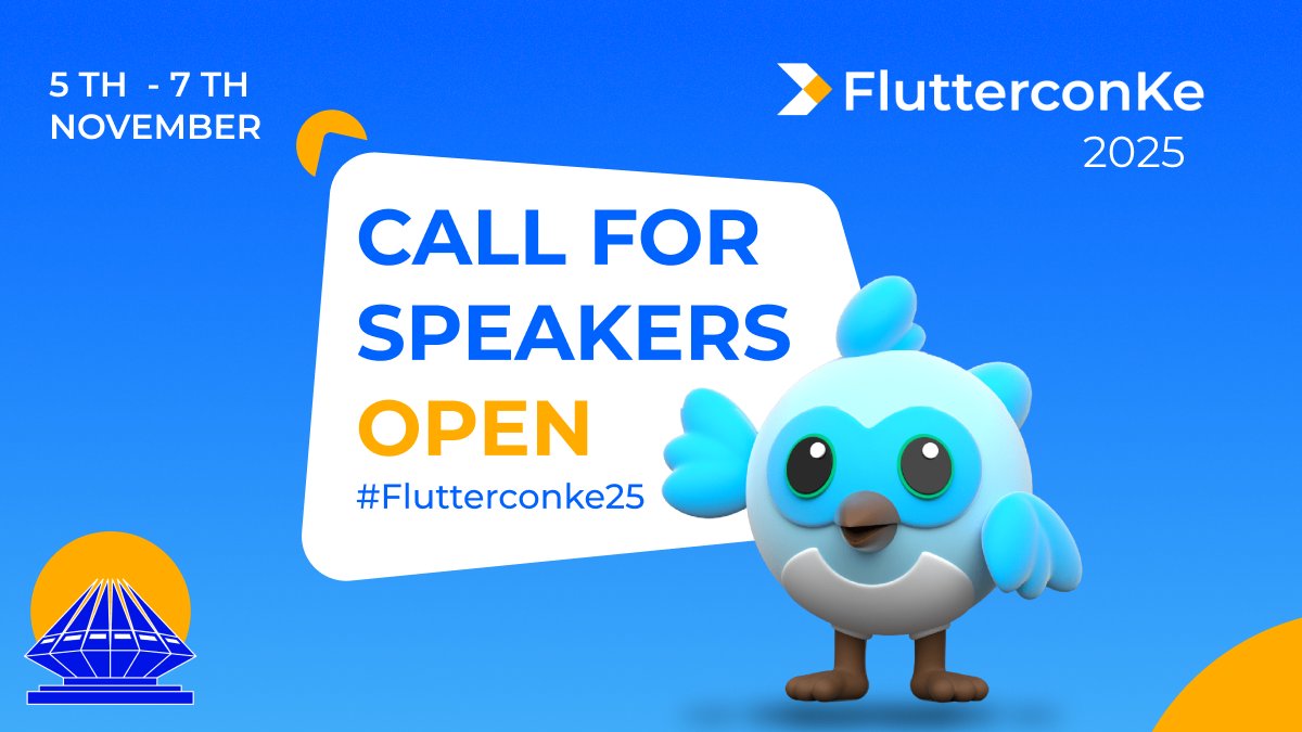 #Flutterconke25 Call for Speakers is now OPEN
Got ideas, insights, or real-world Flutter lessons to share?
This is your chance to speak in one of the most vibrant dev communities in Africa.

Submit now: bit.ly/dcke25CFP
#FlutterDev #DartLang