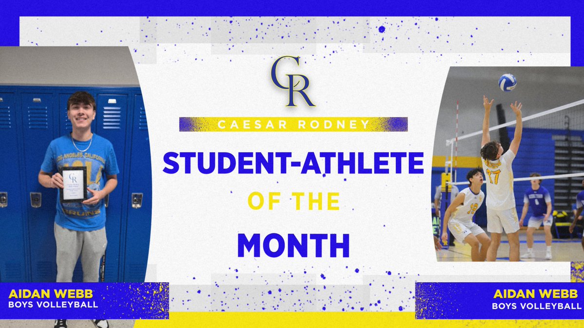 Congratulations to Aidan Webb who was selected as the Student-Athlete of the Month!!!

Go Aidan and Go Riders!! 🏐🏐