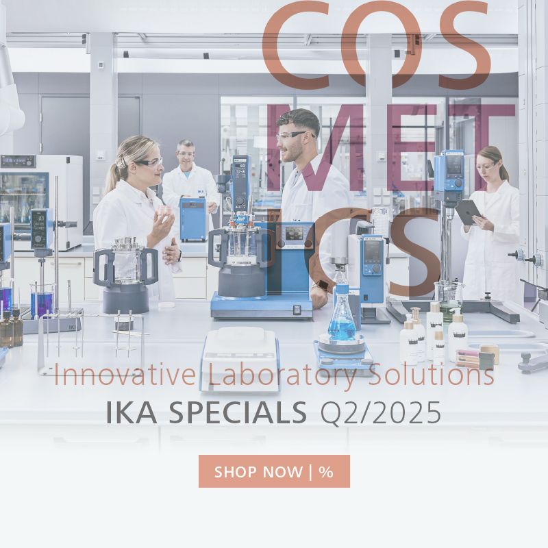 ✨IKA Specials✨Take advantage of our limited time offer on high-quality lab equipment, especially selected for the #Cosmetics industry. 

𝗦𝗵𝗼𝗽 𝗻𝗼𝘄: ika.com/promo

May vary depending on location.
Valid until June 30th, 2025.